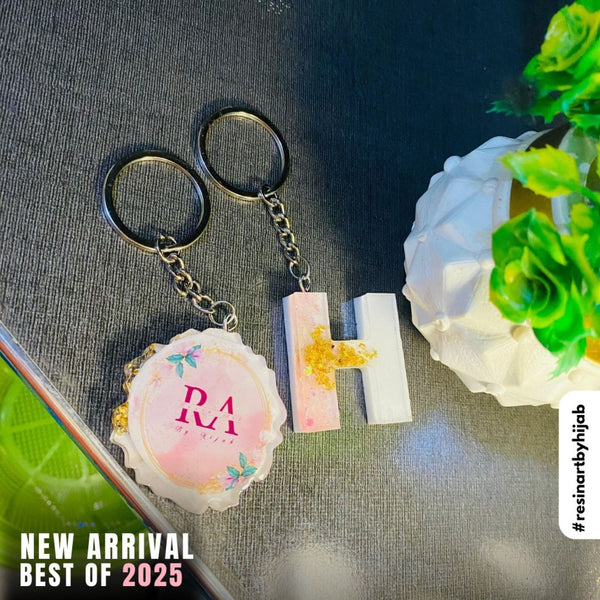 Customize alphabet and logo Key Chains